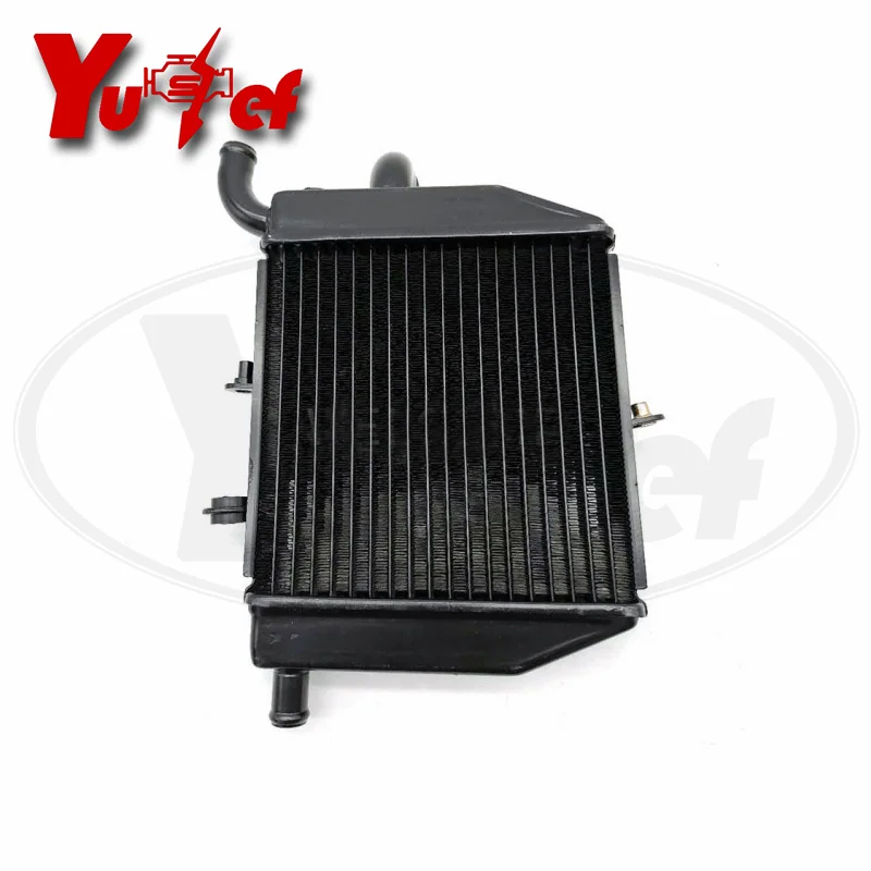 Radiador De Aluminio Para Honda VFR 400 R NC30 (89-92) - Negro Brillo, Nuevo, De Repuesto