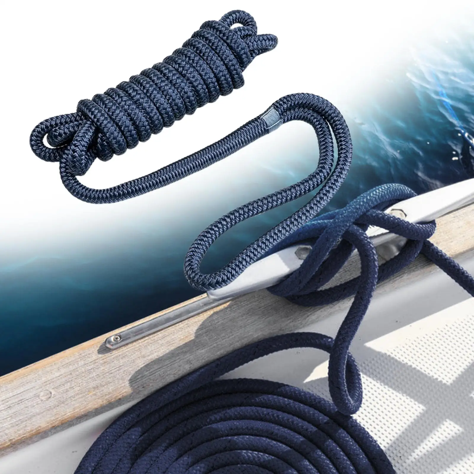 Boat Dock Lines Premium Mooring Rope Universal Docking Boat Lines Wear Resistant for Boat & Pontoon Men Gifts Nylon Fender Line