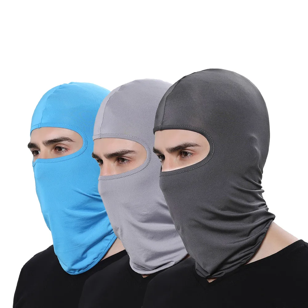 

Cool Full Face Cycling Cap Balaclava UV Protection for Men Quick-Dry Lycra for Road Bicycling Skiing and Summer Sun Motorcycle