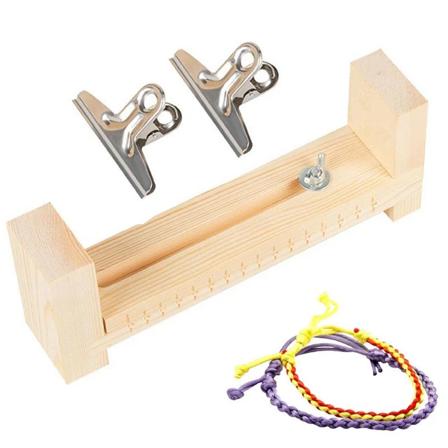 Outil de macramé, support de macramé, outil de fabrication de bracelet de  cordon, outils de bijoux de bricolage, fabricant de bijoux en macramé,  cadeaux pour les artisans, outils pour débutants 