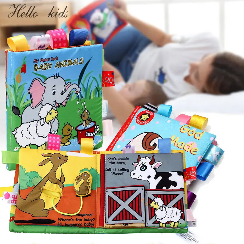 Montessori Toys Baby 0 12 24 36 Months Parent-child Interactive Baby Early  Learning Toy Alphabet Lore Novelty Puzzle Cloth Books - AliExpress