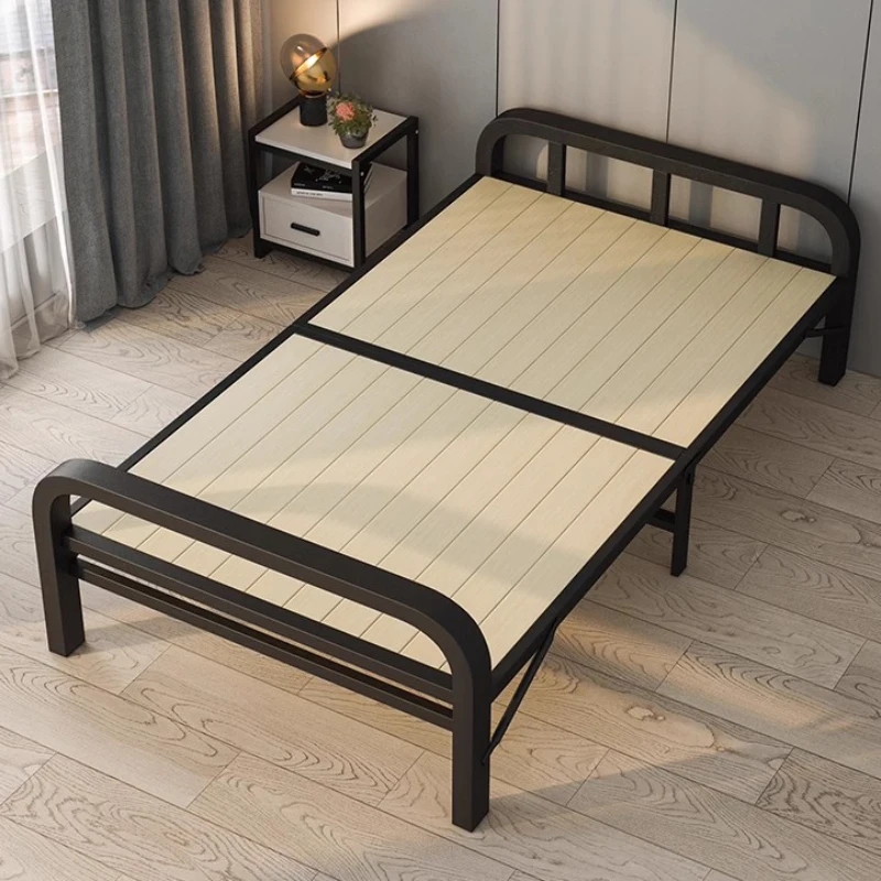 

Nordic Free Shipping Cheap Beds Folding Single Hotel Modern Metal Adjustable Beds Adults Toddler Cama Plegable Home Furnitures