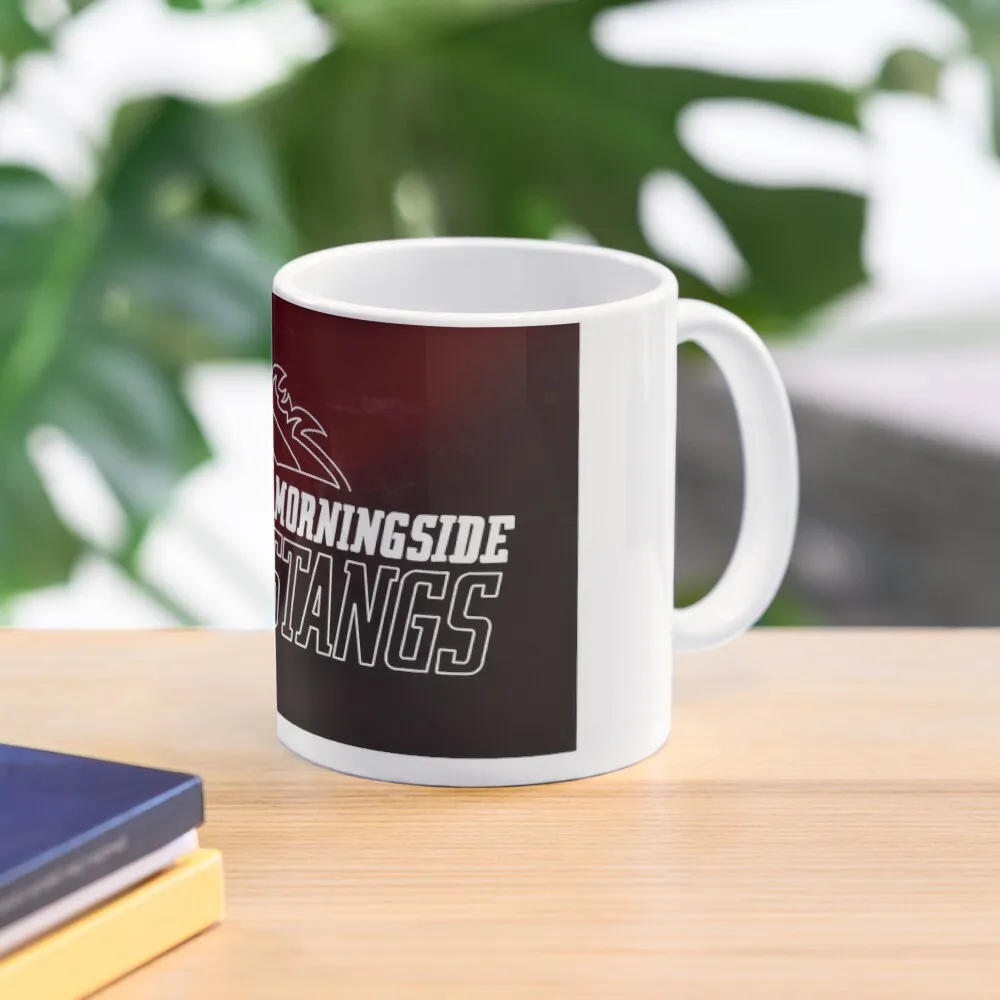 

Morningside mustangs Coffee Mug Porcelain Ceramic Cups Ceramic Cups Creative Thermal Cups For Mug