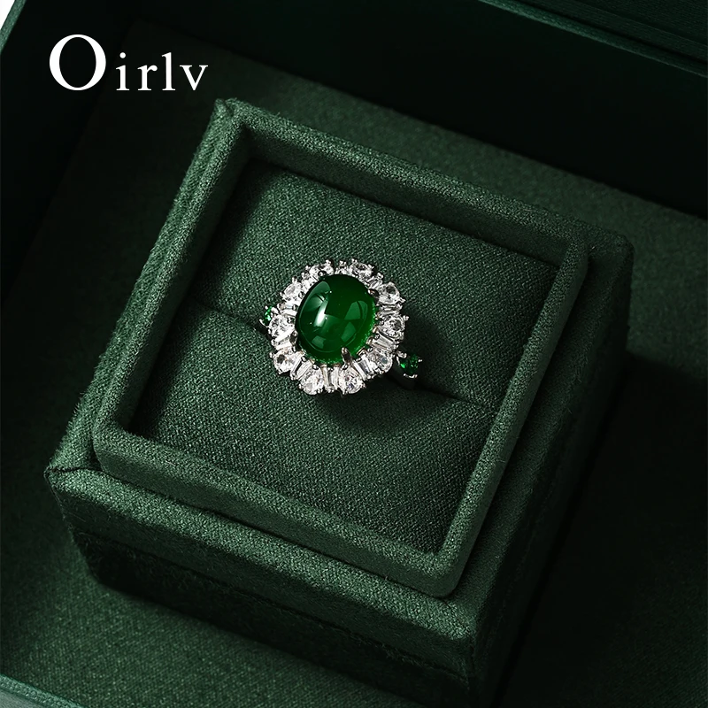 Oirlv Ring Box: Expertly Crafted with a Secure Slot for Elegant Jewelry Display
