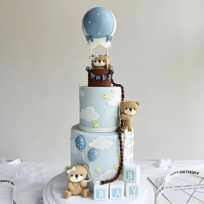 Topper Per Torta A Tema Spazio - 9 Pezzi, Astronauta, Pianeti, Razzo, Per Compleanni - Foto 9