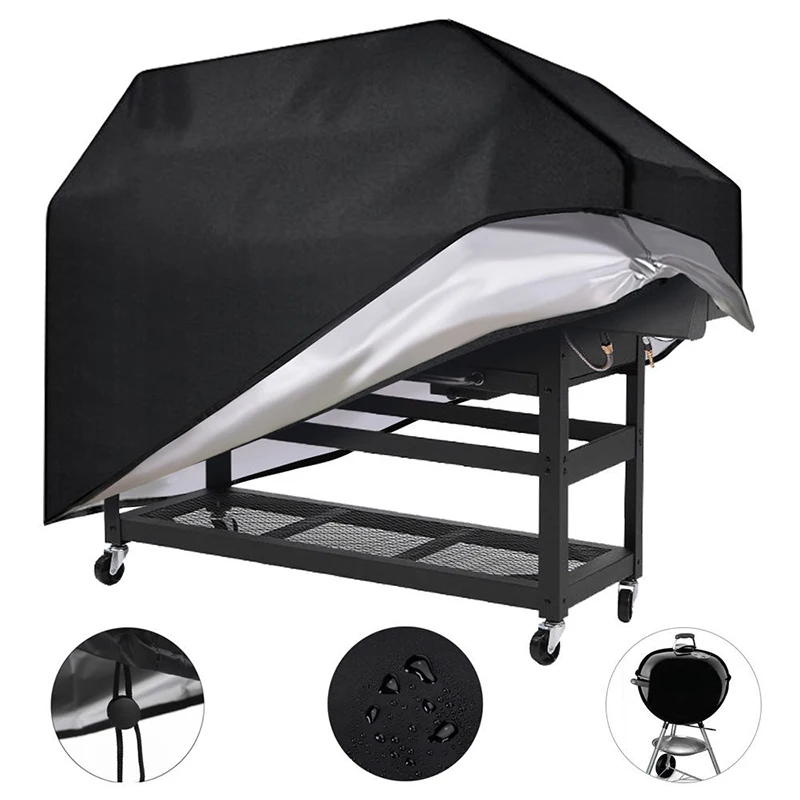 Grill Cover Dustproof Waterproof Weber Heavy Duty Charcoal Grill Cover Outdoor Picnic Rainproof Size 12