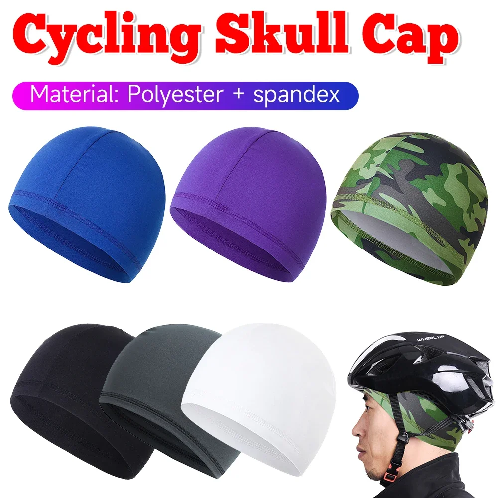 Summer Cooling Skull Caps Helmet Liner Anti-UV Anti-Sweat Wicking Cycling Running Motorcycle & Riding Under Hard Hat Liner