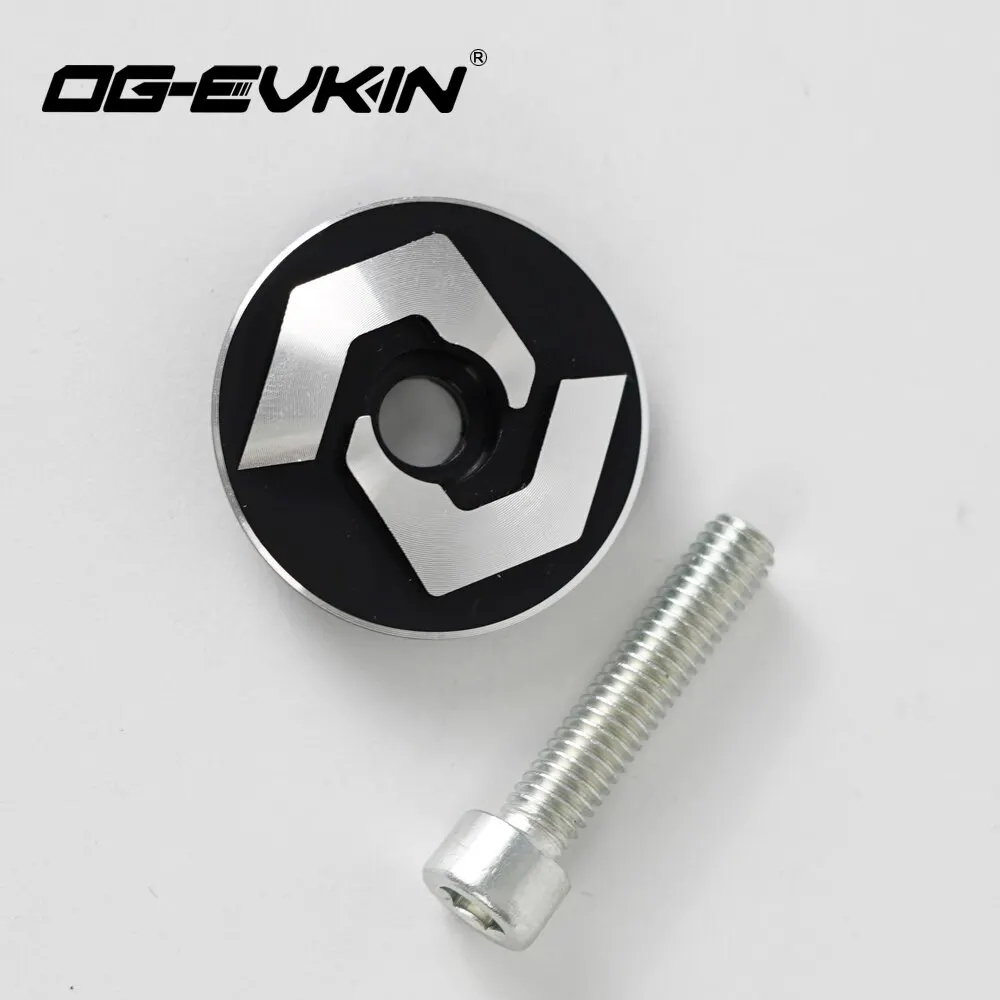 Bicycle Headset OG-EVKIN HC-002 Aluminum Alloy Top Cap 35mm Bolt 1-1/8