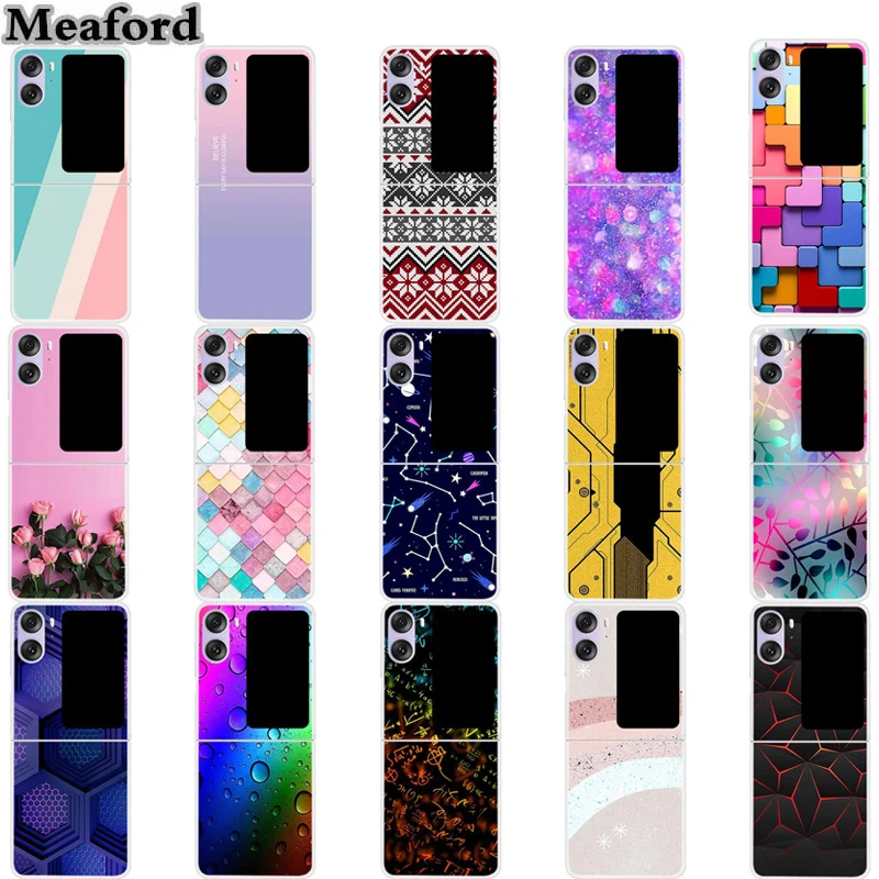 Per Oppo Find N2 Flip Case Original Luxury Tpu Cover Rigida Trasparente Custodie Per Telefono Per Oppo Find N 2 Flip Funda Antiurto Coque