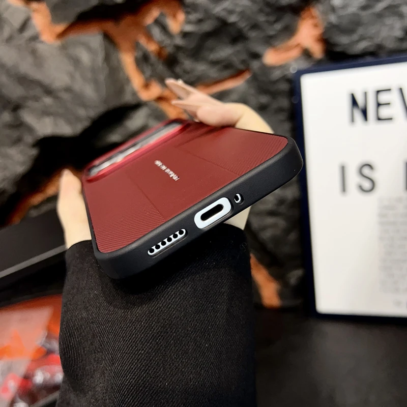 Luxury PU Leather Shockproof Phone Case with Soft TPU Bumper Protection