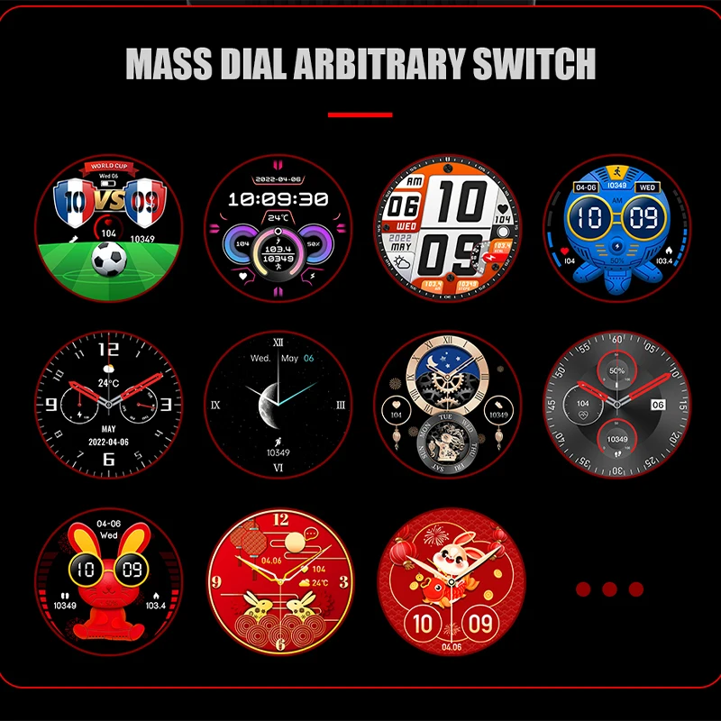 Nuovo Smartwatch Sportivo 2026 con Display AMOLED da 1,43'', Monitoraggio della Frequenza Cardiaca, Chiamate BT, Impermeabile IP68 per Android e iOS - Image 6