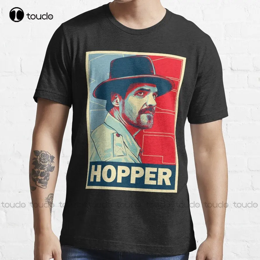 

Jim Hopper - Trending T-Shirt Custom Aldult Teen Unisex Digital Printing Tee Shirts Custom Gift Xs-5Xl