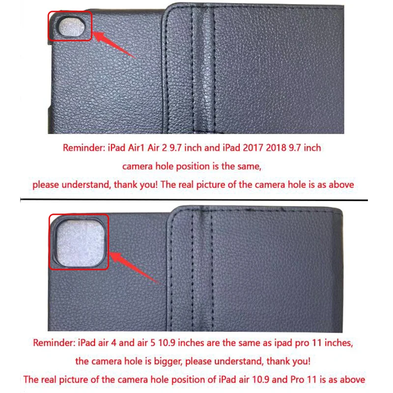 7th 8th 9th Gen, Capa do iPad,