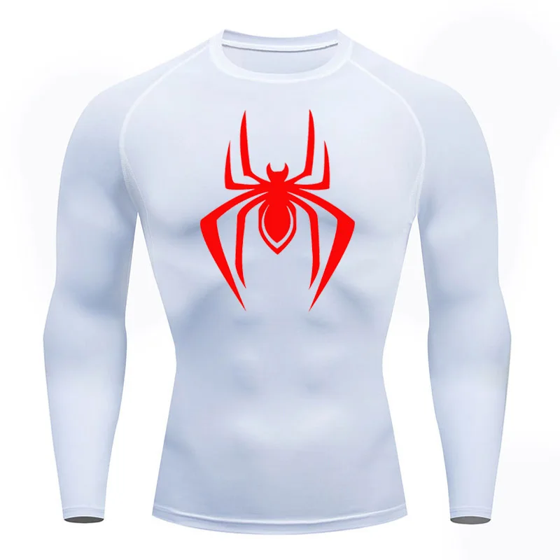 Compression Sports Shirt Men Running T-Shirt Long Sleeve Fitness Sunscreen Quick Dry Sportswear Gym Short Bodybuilding Top 2099