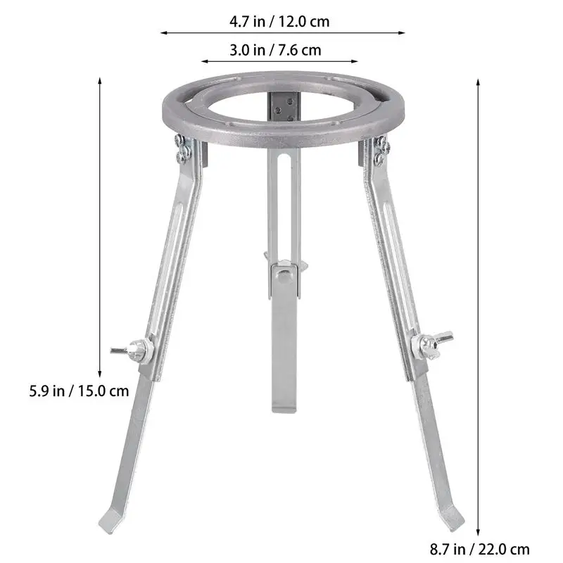 Tripod Stand Burner Lamp Laboratory Bunsen Experiment Lab Heating Holder Chemistry Supplies Adjustable Liftable Cauldron laboratory tripod