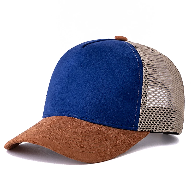 New Unisex High Quality Mesh Cap Casual Fashion Multi-color Cotton Baseball Trucker Hat For Women And Men Summer Plain Style