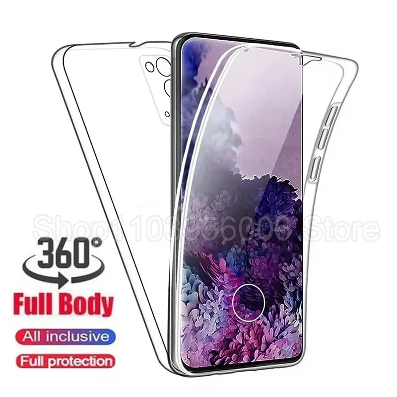 Clear 360 Full Wrap Transparent Phone Case with Enhanced Protection