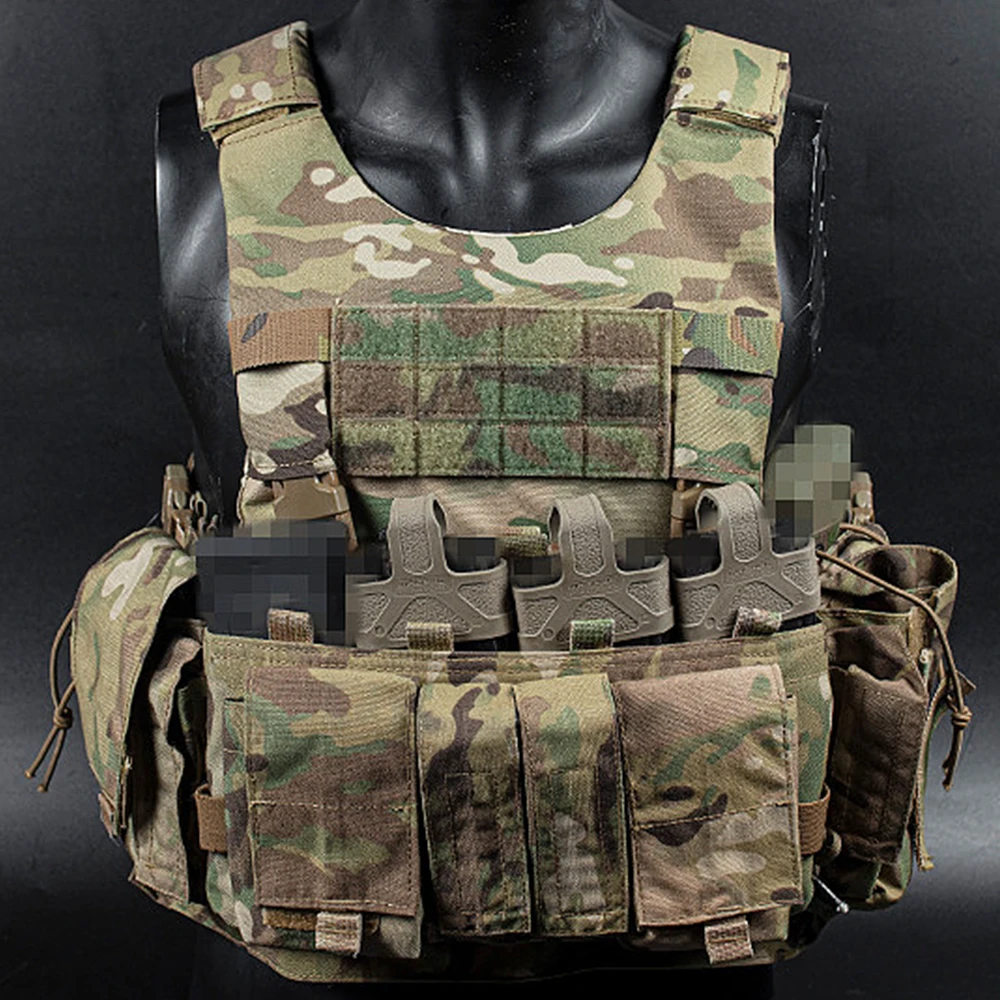 Tactical LV119 Plate Carrier Overt Front Rear Plate Bag Elastic