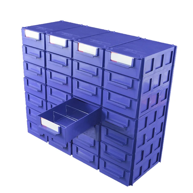 10x Stackable Garage Storage Bins Containers Parts Storage Organizer  Hardware