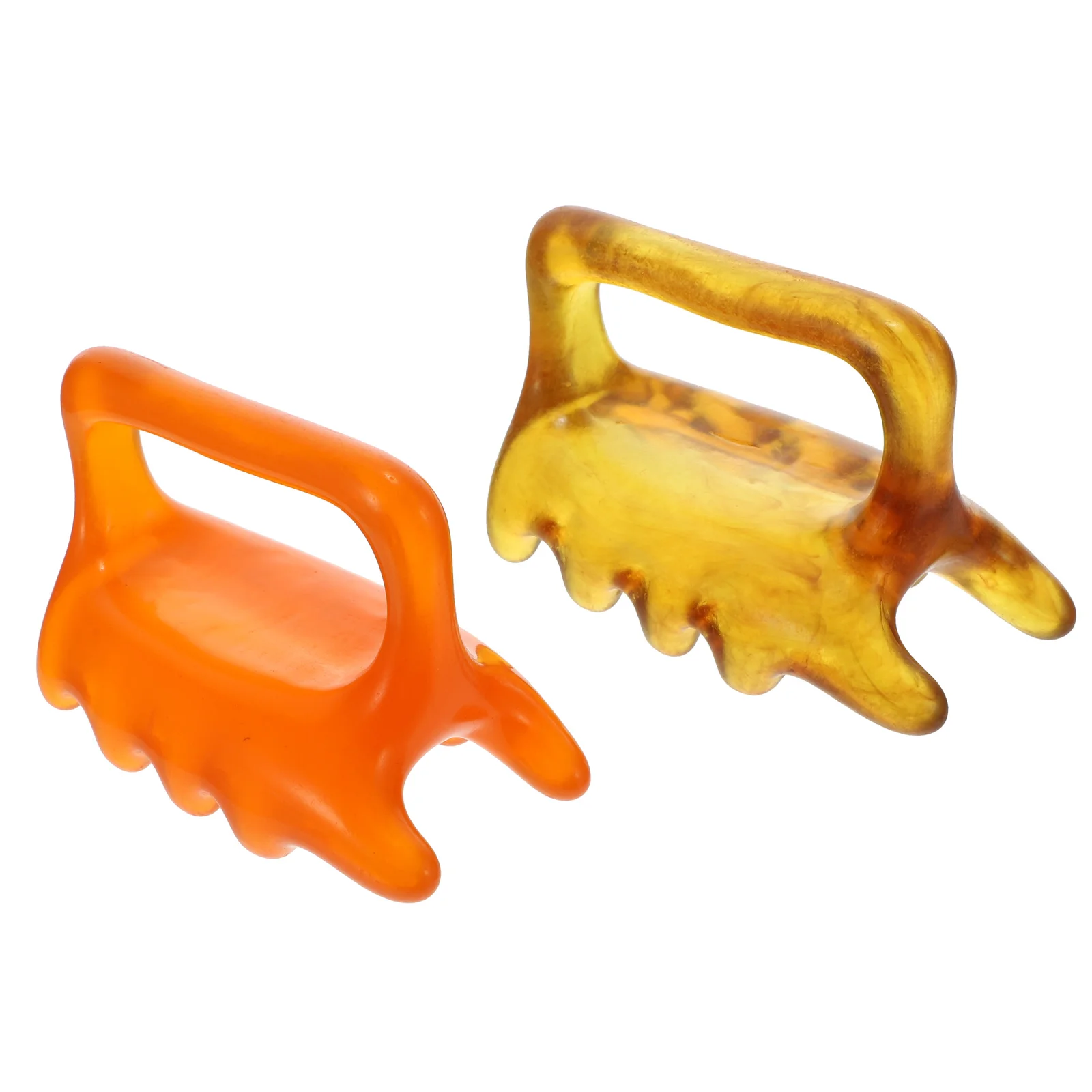 

1 Set 2Pcs Resin Neck Shoulder Back Massagers Practical Body Massage Tools