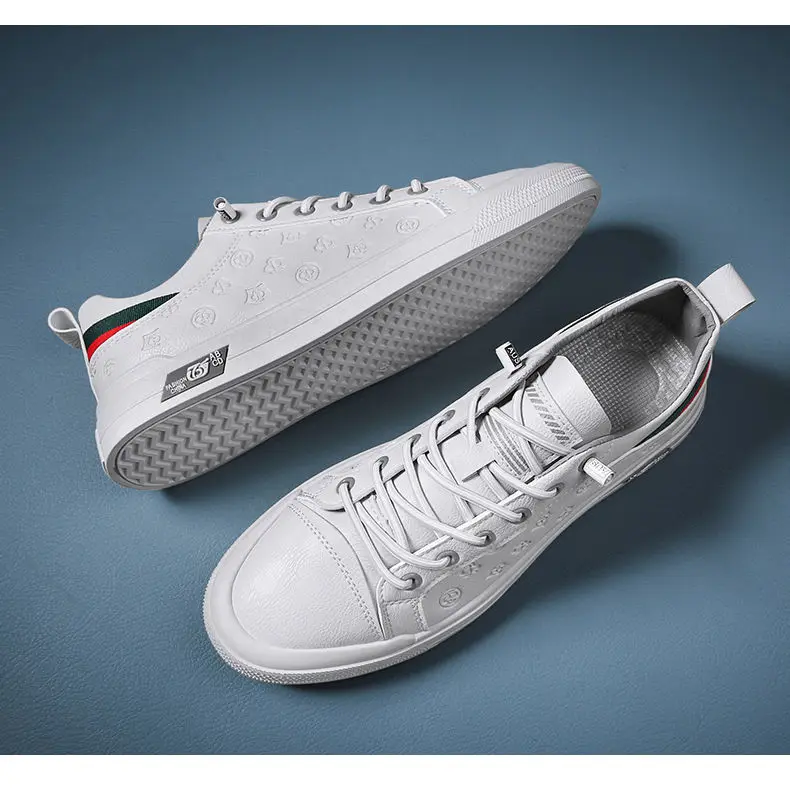 Männer Leder Schuhe Designer Turnschuhe Mann Männlichen Mode Tennis Schuhe Luxus Marke Skateboard Casual Vulkanisieren Schuhe für Männer_voghion.com