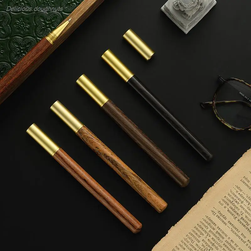 

Wood Ballpoint Pens Rollerball Pen Writing Gifts Ball Point Pen Stationery Office School Student Gift Supplies Roller Ball Pen