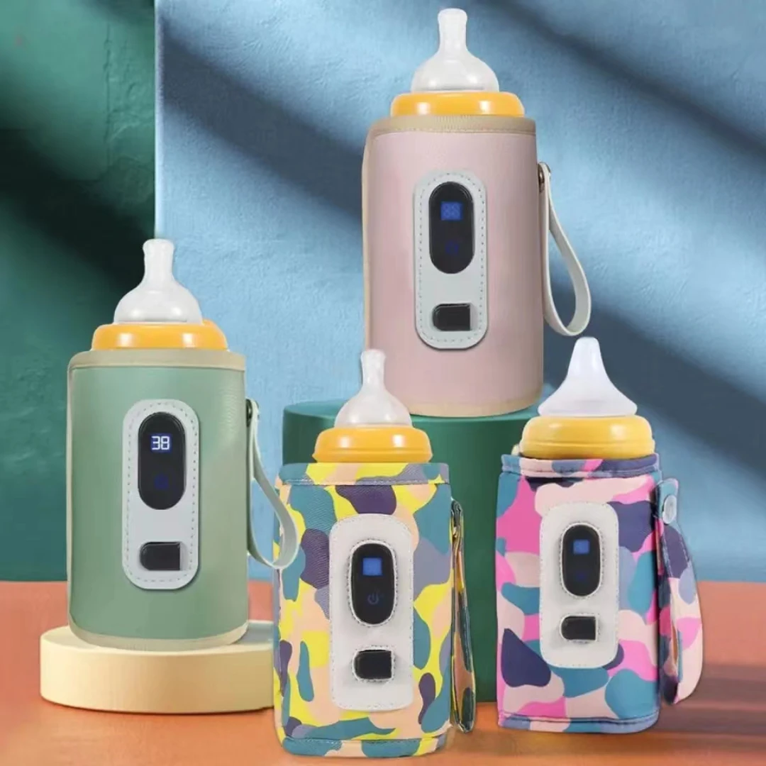 USB Milk Bottle Heater Universal Digital Display Portable for Traveling