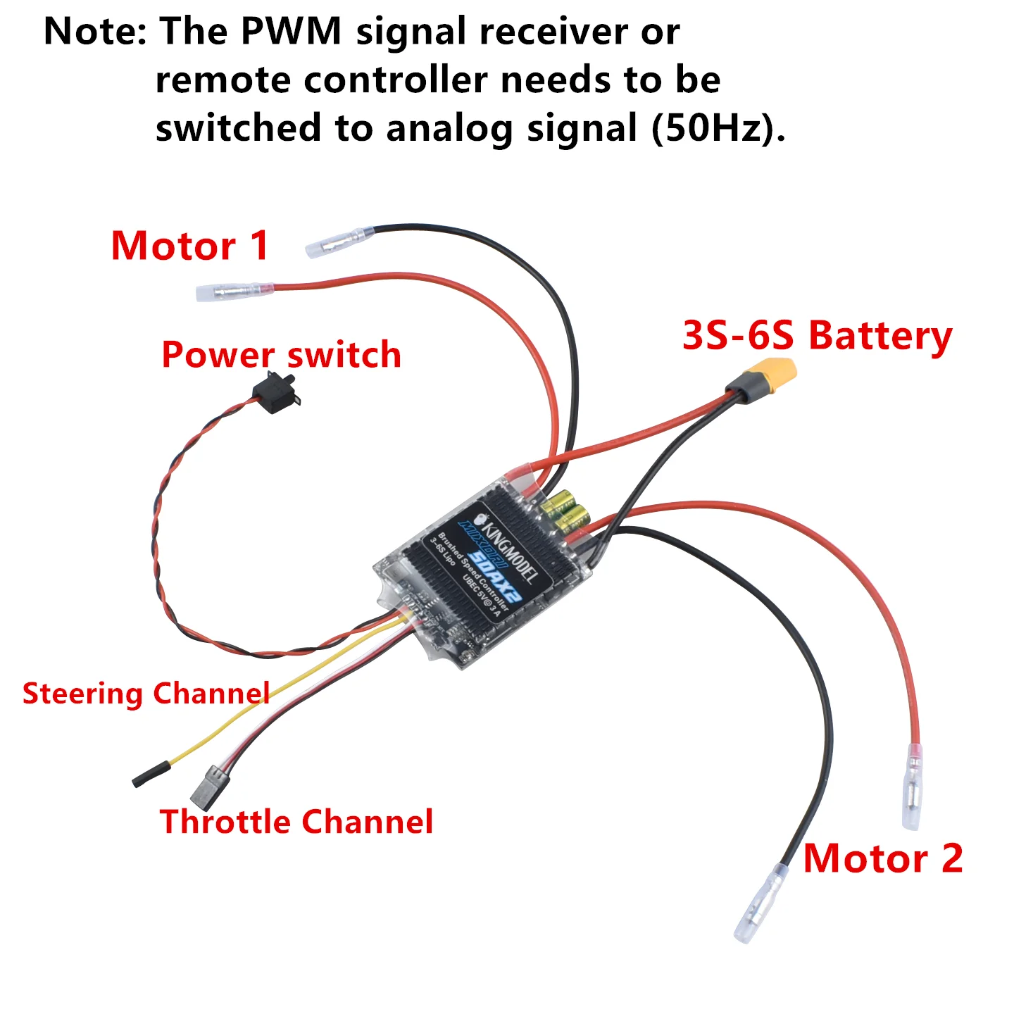 Contrôleur ESC pour Drone FPV installé sur un bras de drone, soudures visibles, composant électronique