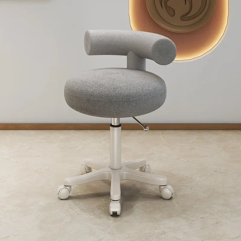 Hydraulic Esthetician Vintage Barber Chair Aesthetic Spinning Work Swivel Bar Stools Pedicure Makeup Taburete Counter Furniture