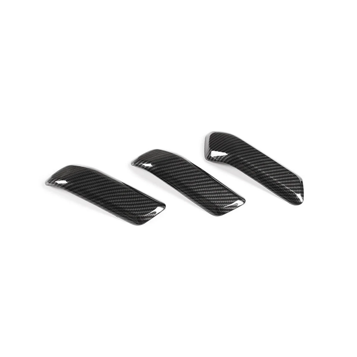 

3Pcs Car Inner Door Handle Cover Trim Sticker for Land Rover Defender 110 2020-2023 Interior Pull High-Version Carbon