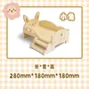 Baby Doll Miniature Bed with Stairs Fashion Doll Play for 20cm 1/6 Doll Accessory Play House Furniture Set Dollhouse Decoration 5