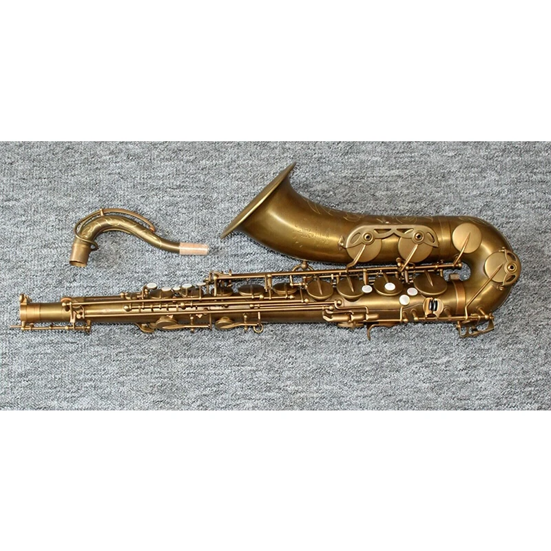Eastern music pro use Vintage antique unlacquered Mark VI style tenor saxophone