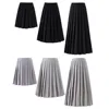 2023 Fashion New Pleated Skirts Women S-5XL Vintage Young basic Leisure Korean All-match Autumn High Waist Female Faldas College 2