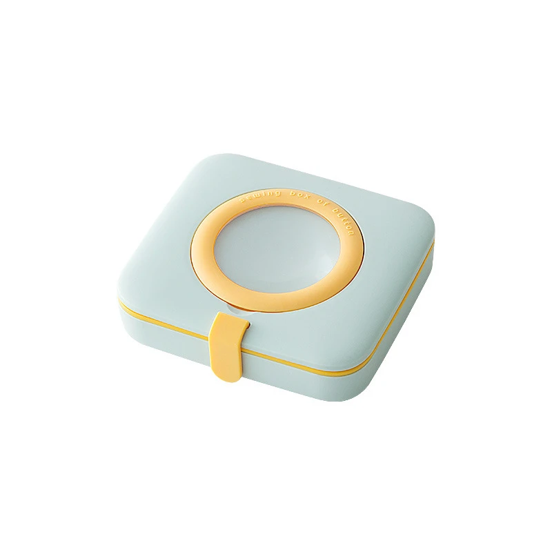 Plastic Portable Sewing Kit Needle Thread Button Pin Scissor Thimble Combination Set Knitting Tool Household DIY Sewing Supplies sewing accessories sewing kit hand knitting kit