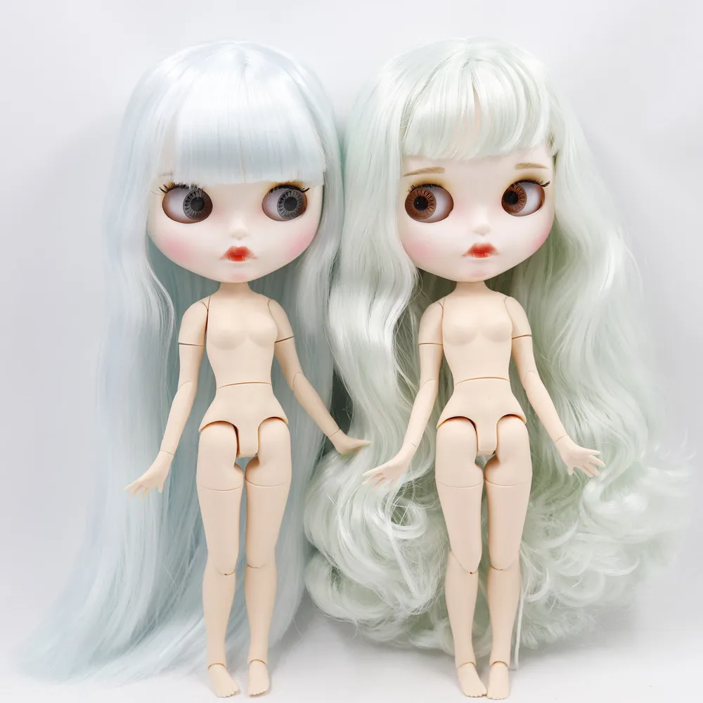 ICY DBS Blyth Doll No. 4 curved lips Custom Matte face with eyebrow Joint body 1/6 bjd anime 5