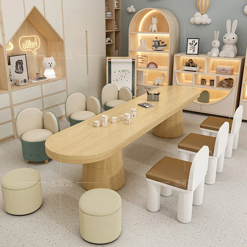 Kids Furniture Children Table Desk Chair Study Tables Room Classroom Student Children's Child Set Mesinha Infantil School Small