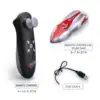 HUICAN 809 Mini Remote Control High Speed RC Boat Two Motors Led Light 360° Rotation Palm Speed Boat Summer Water Toy Pool Toy 6