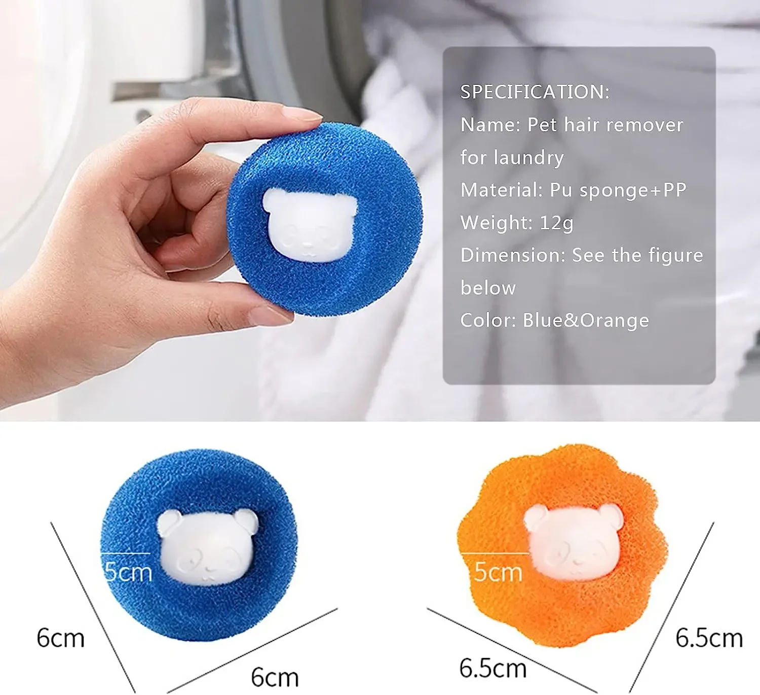 Magic Laundry Ball Kit Reusable Pet Clothes Hair Remover Washing Machine Cat Dog Hair Catcher Laundry Ball Cleaning Tool