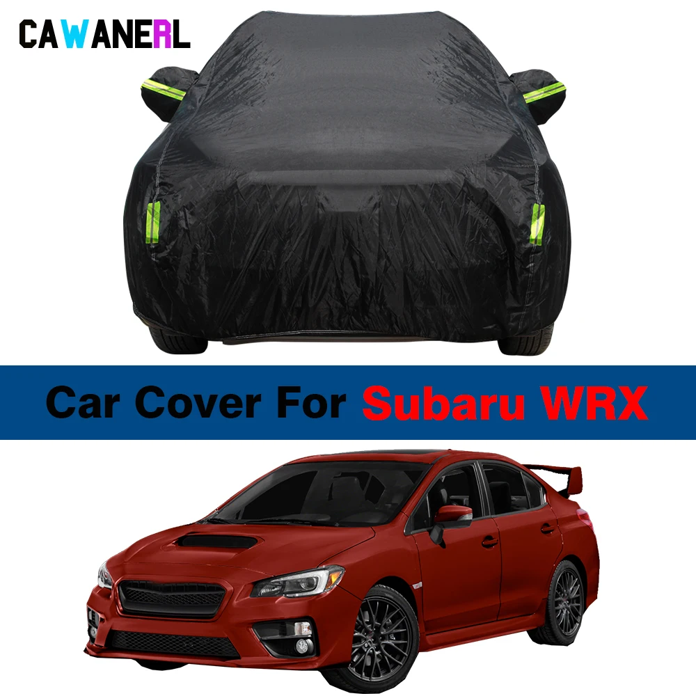 

Full Waterproof Car Cover For Subaru WRX 2011-2023 SUV Outdoor Summer Sun Shade Anti-UV Winter Rain Snow Dust Prevent Cover