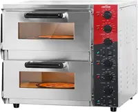 listed Commercial Double Deck 16 inch  Electric Pizza Oven with pizza stone,  Indoor Pizza ove 1