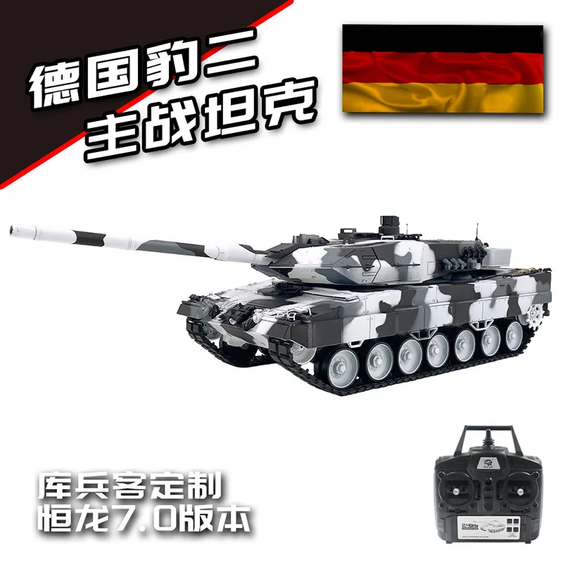 new 1:16 Rc Tank German Leopard 2a6 Heavy Remote Control Tank Simulation Leopard 3889 Model Smoke Large Combat Vehicle Toy Gifts 2