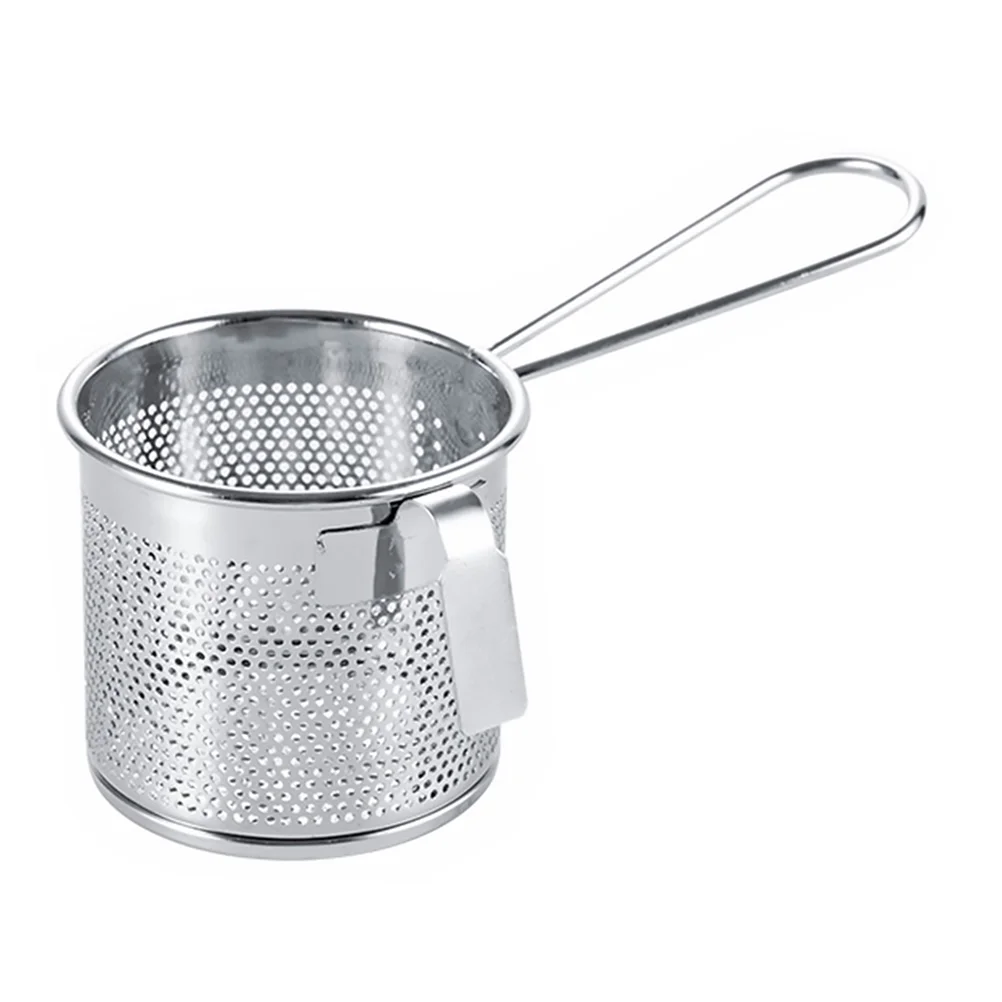 Separator Hot Pot Slip Through The Net Mini Deep Fryer Pasta Boil Baskets Stainless Steel Hot-pot Separation Sieve