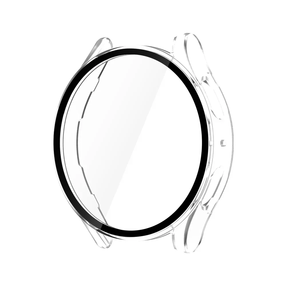 Premium Tempered Glass & PC Protective Bumper for Samsung Galaxy Watch - All-Around Screen Protector
