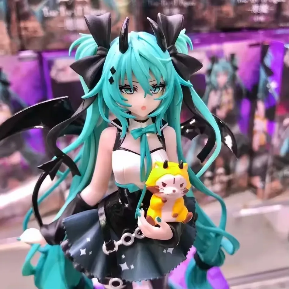 Hatsune Miku Anime Girl Cat Ear Pajama Figurine
