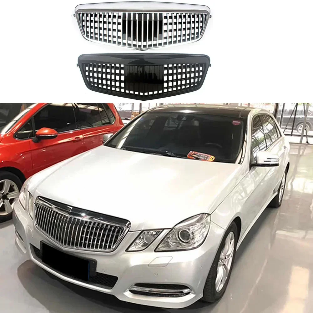 

Передний гоночный передний бампер, верхняя решетка радиатора для Mercedes-Benz W212 E-Class 2009-2013 Maybach Style