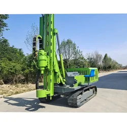 Factory Sale Solar Photovoltaic Plant Pile Driver Crawler Hydraulic Hammer Vibratory Post Pile Driver