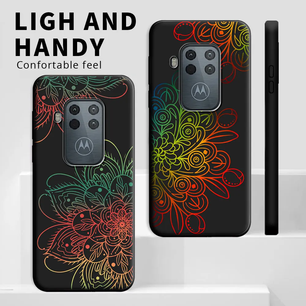 Shockproof Silicone TPU Phone Case - Durable Back Cover for Motorola Moto One Series