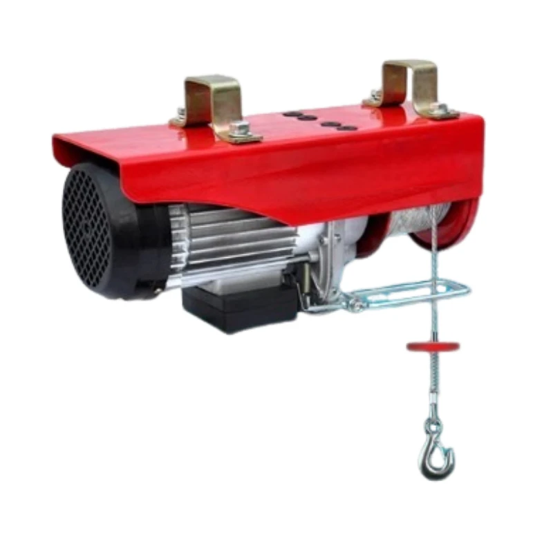 220V Electric Hoist with Wired/Wireless Remote Control Lifting Crane Cable Hoist Winch for Boat Car Garage Elevator