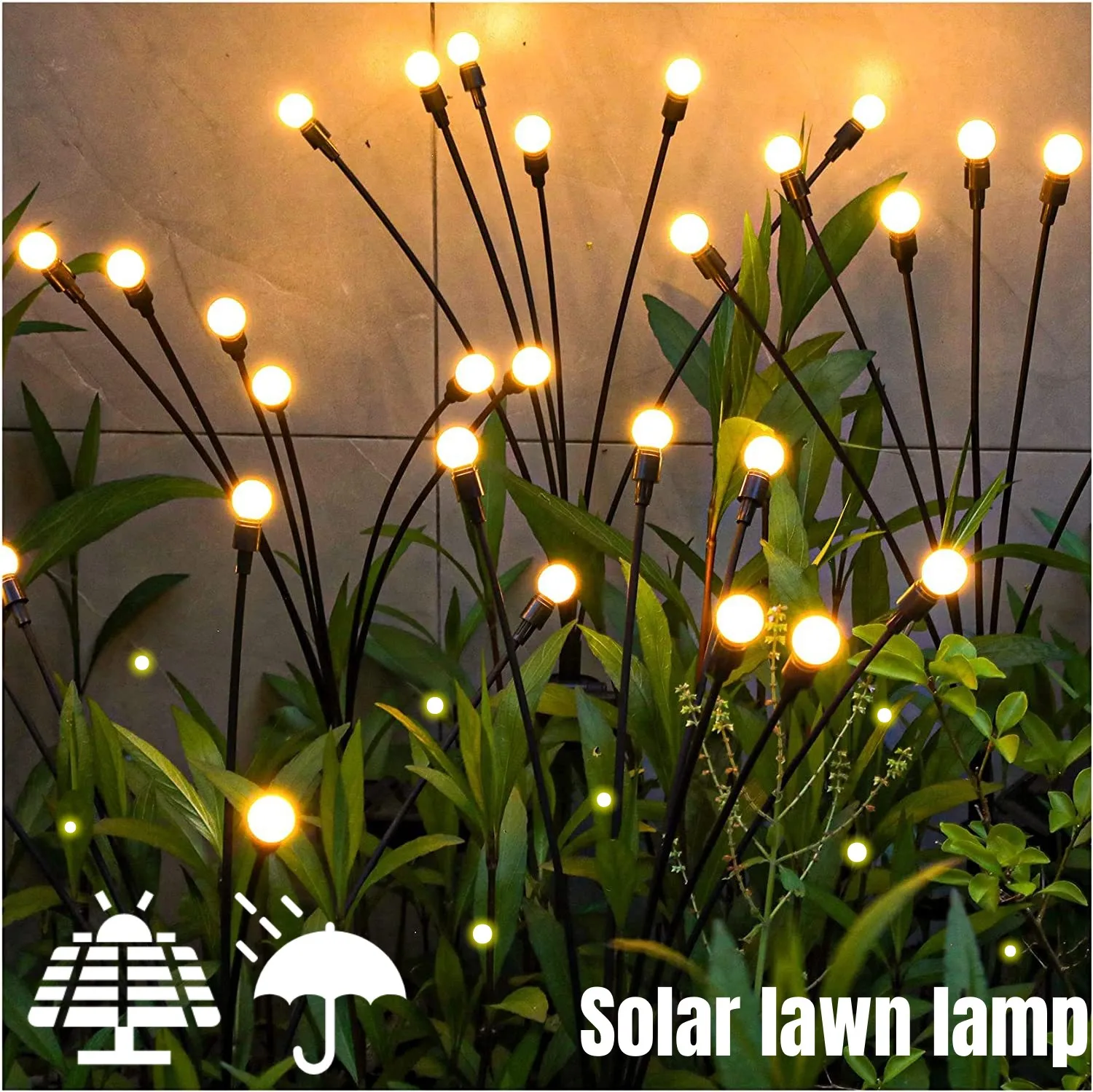 

Led Solar Garden Lawn Lights 6/8/10 Solar Firefly Lights Outdoor Waterproof Swaying Light For Courtyard Patio Pathway Decoration