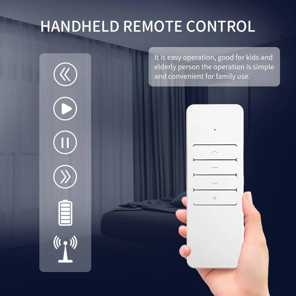Description Picture 6 of itemTuya zigbee/WIFI smart electric curtain motor 22.5m Intelligent Support APP remote Alexa Google home Assistant Voice Control